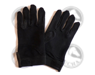 GUANTES SALTO ALGODN C/PVC JUNIOR BLACK