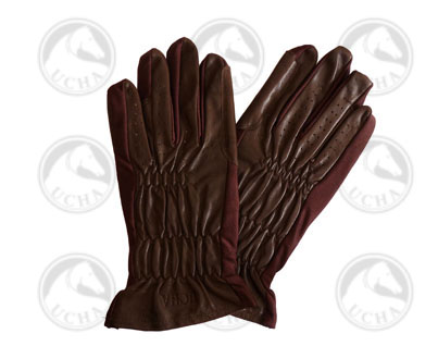 GUANTES SHOW CUERO OVEJA Y SPANDEX HB