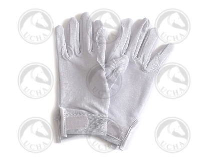 GUANTES SALTO ALGODN C/PVC JUNIOR WHITE